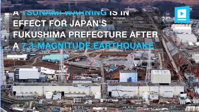 Tsunami warning issued after quake off Fukushima in Japan