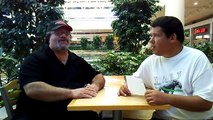 Edward Hubbard Interviews some random guy at Charlie's Philly Steak
