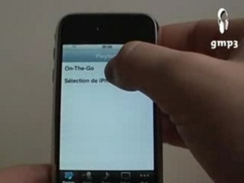 Test Apple iPhone : partie iPod par GMP3