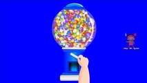 ALPHABETS for Children to Learn with Gumball Machine - ABC for Kids to Learn - Kids Learning Videos
