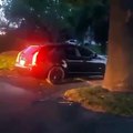 This CTS-V wagon is laying down some nice strips.