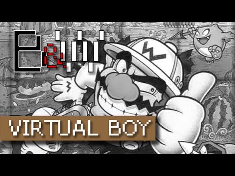 Virtual Boy Wario Land - 2D version (Black & White) (1080p 50fps)