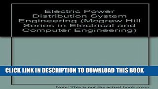 [READ] Ebook Electric Power Distribution System Engineering Audiobook Download