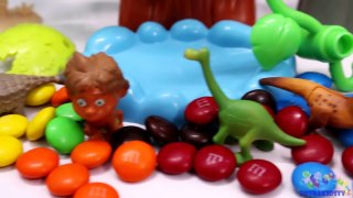 Learning Colors for Children with M&M Candy and The Good Dinosaurs- part4