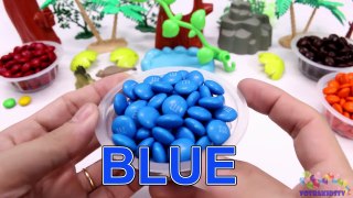 Learning Colors for Children with M&M Candy and The Good Dinosaurs- part2