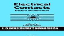 [READ] Ebook Electrical Contacts: Principles and Applications (Electrical Engineering and