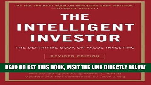 [PDF] The Intelligent Investor: The Definitive Book on Value Investing Full Online