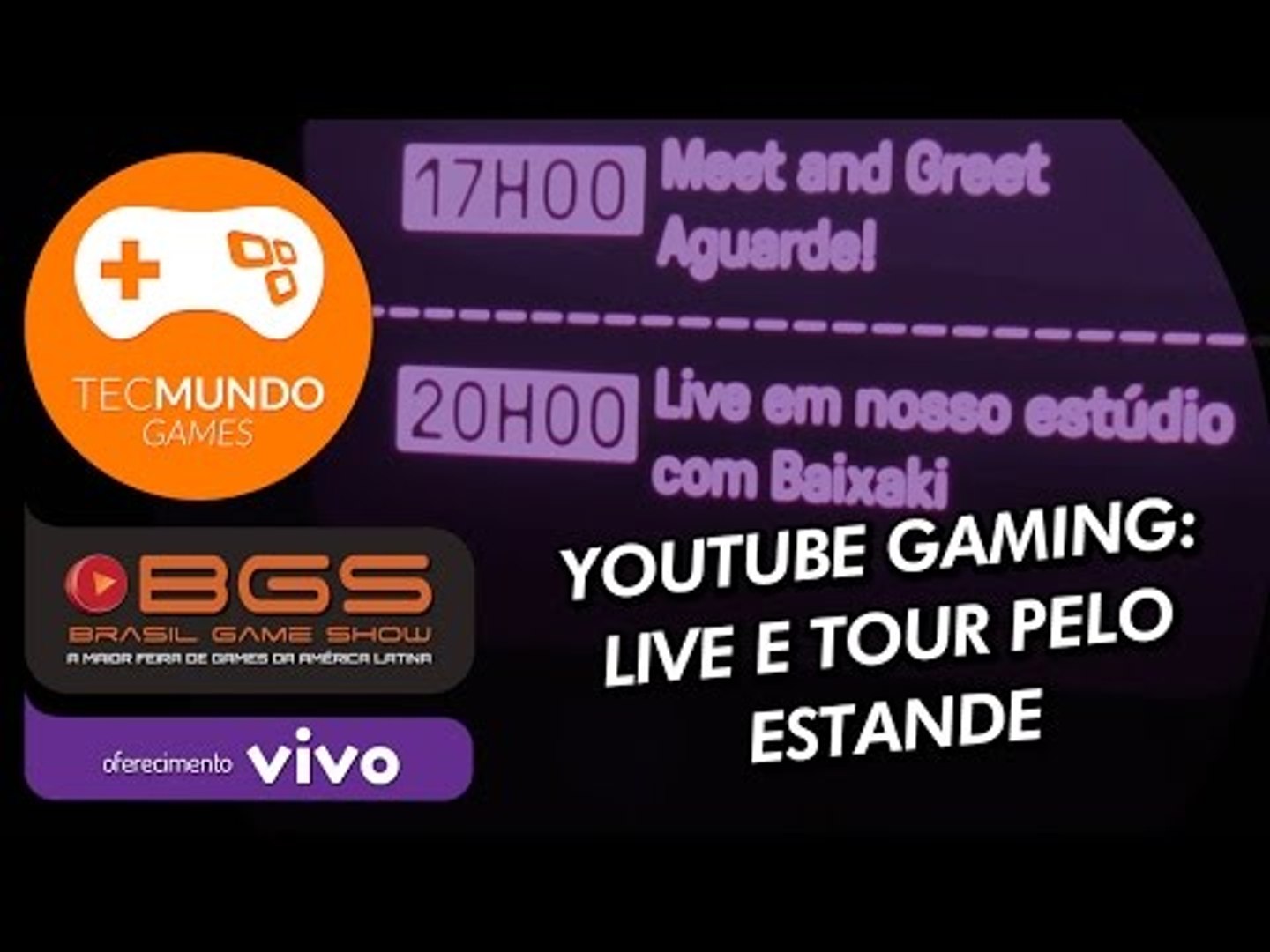 Nós vamos estar ao vivo pelo  - Domingo 20h00 - TecMundo Games -  Vídeo Dailymotion