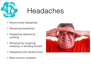 Brain tumour symptoms