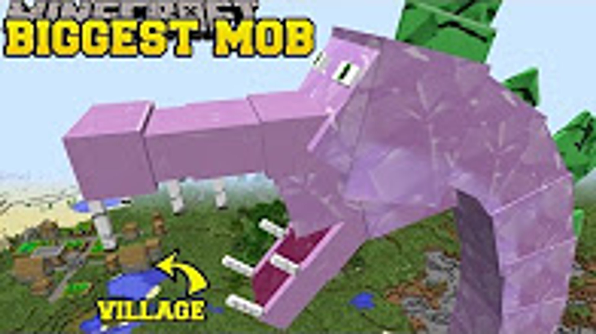 PopularMMOs Minecraft - BIGGEST MOB IN MINECRAFT (SPIKEZILLA IS HERE!) Mod  Showcase - video Dailymotion