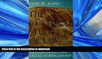 READ  The Cultural Study of Law: Reconstructing Legal Scholarship FULL ONLINE