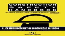 [READ] Ebook Construction Safety Handbook: A Practical Guide to OSHA Compliance and Injury