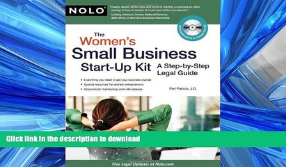 READ  The Women s Small Business Start-Up Kit: A Step-by-Step Legal Guide FULL ONLINE