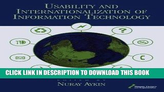 [READ] Online Usability and Internationalization of Information Technology (Human Factors and