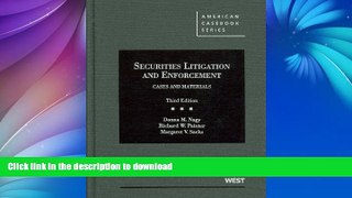READ BOOK  Securities Litigation and Enforcement (American Casebook Series) FULL ONLINE