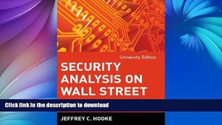 READ BOOK  Security Analysis on Wall Street: A Comprehensive Guide to Today s Valuation Methods