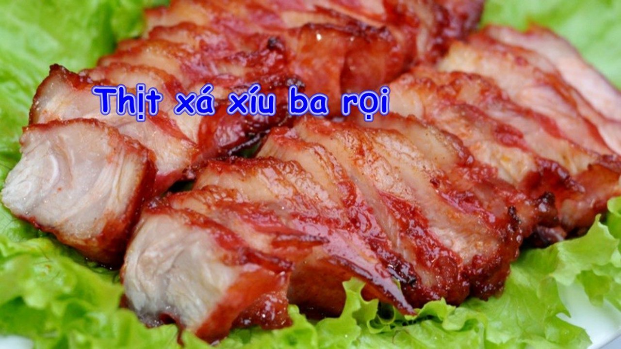 Cách làm thịt xá xíu ba rọi