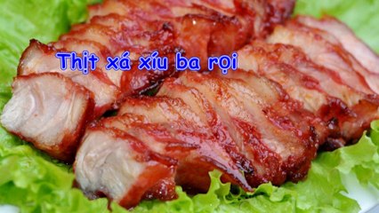 Cách làm thịt xá xíu ba rọi