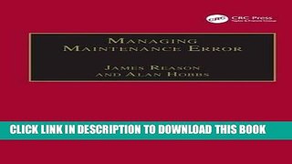 [READ] Online Managing Maintenance Error: A Practical Guide Free Download