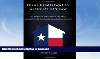 FAVORITE BOOK  Texas Homeowners Association Law - The Essential Legal Guide for Texas Homeowners