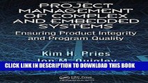 [READ] Online Project Management of Complex and Embedded Systems: Ensuring Product Integrity and