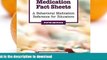 FAVORITE BOOK  Medication Fact Sheets: A Behavioral Medication Reference for Educators, 5th