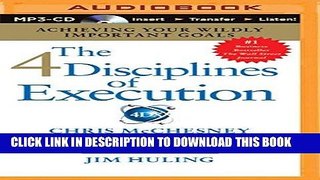 Ebook The 4 Disciplines of Execution: Achieving Your Wildly Important Goals Free Download