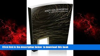 Best books  Andy Goldsworthy at Yorkshire Sculpture Park BOOOK ONLINE