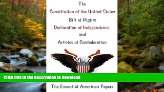 FAVORITE BOOK  The Constitution of the United States, Bill of Rights, Declaration of