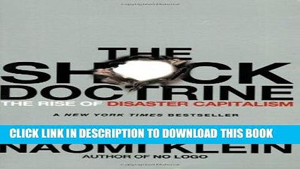 [PDF Kindle] The Shock Doctrine: The Rise of Disaster Capitalism Full Book