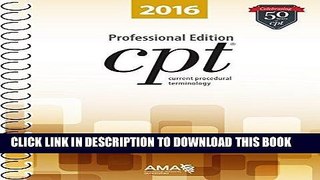 Best Seller CPT 2016 Professional Edition (Current Procedural Terminology, Professional Ed.