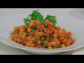 مكرونة بالخضار | نجلاء الشرشابي