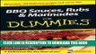 [PDF] BBQ Sauces, Rubs and Marinades For Dummies Full Online