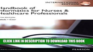 Ebook Handbook of Informatics for Nurses   Healthcare Professionals Free Read