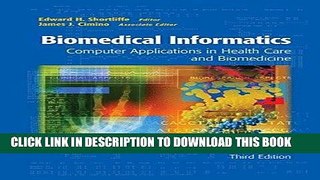 Best Seller Biomedical Informatics: Computer Applications in Health Care and Biomedicine (Health