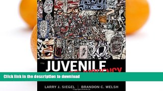 READ BOOK  Juvenile Delinquency: Theory, Practice, and Law  PDF ONLINE