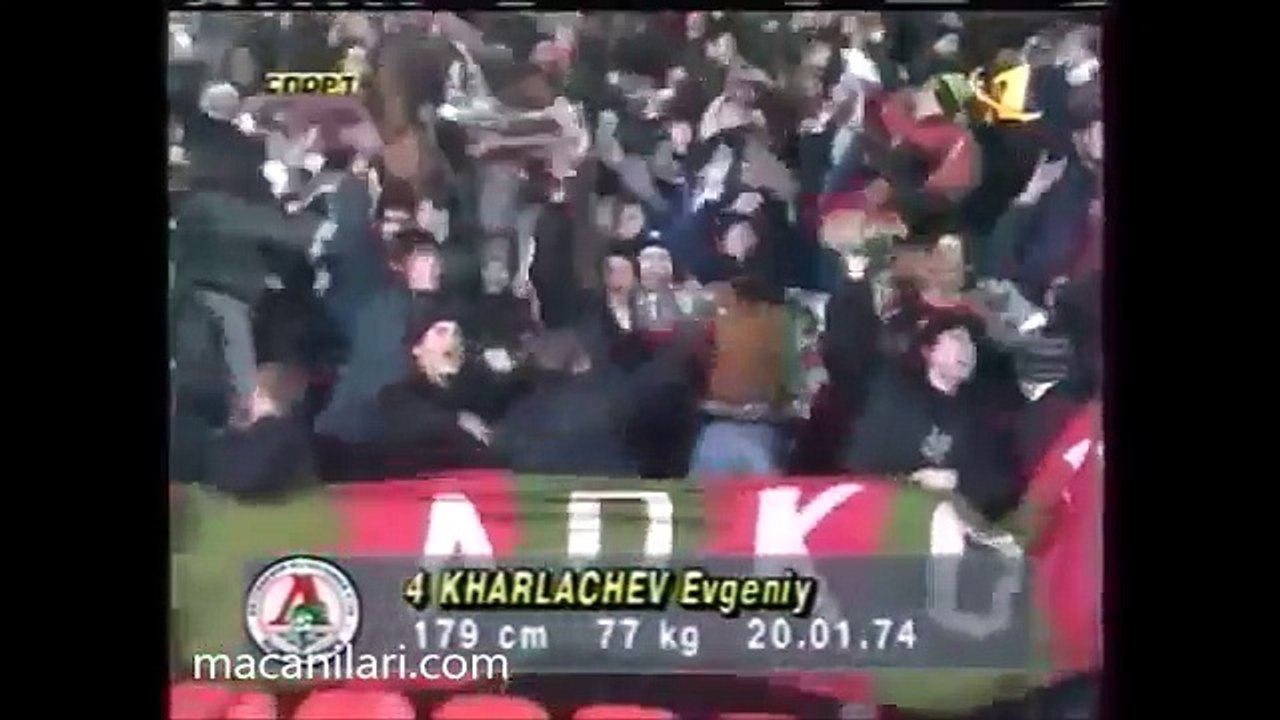 23.10.1997 - 1997-1998 UEFA Cup Winners' Cup 2nd Round 1st Leg Lokomotiv Moskova 2-1 Kocaelispor