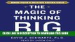 Best Seller The Magic of Thinking Big Free Read