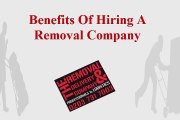 Benefits Of Hiring A Removal Company