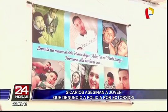 Callao: sicarios asesinan a joven que denunció a policía por extorsión