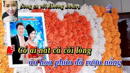 Karaoke Đắp Mộ Cuộc Tình_ Song ca với Huong Bolero