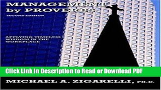 Read Management by Proverbs, Second Edition Free Books