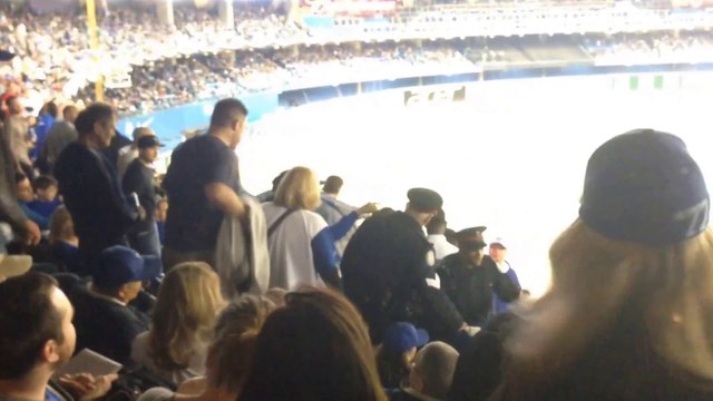 Grosse bagarre dans les tribunes pendant un match de Baseball de Blue Jays