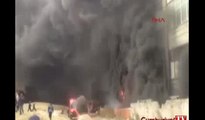 Bayrampaşa'daki yangından ilk görüntüler