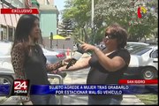 Sujeto que agredió a mujer en San Isidro afrontará denuncia desde EEUU