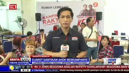 Djarot Gantikan Ahok Kampanye di Rumah Lembang