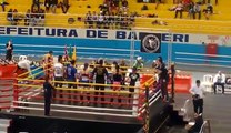 final do campeonato brasileiro de muay Thai 2016 , categoria feminino 55kg final com Renata Ribeiro ganhadora