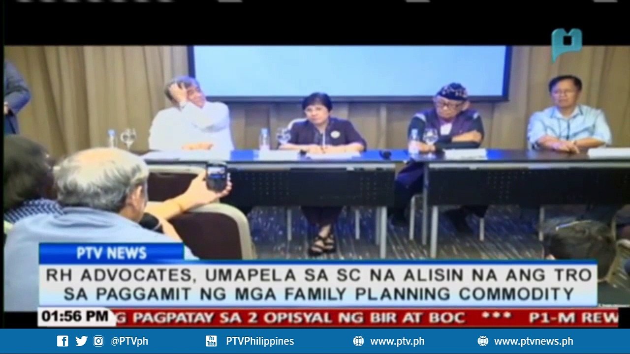 RH advocates, umapela sa SC na alisin na ang TRO sa paggamit ng mga familly planning commodity