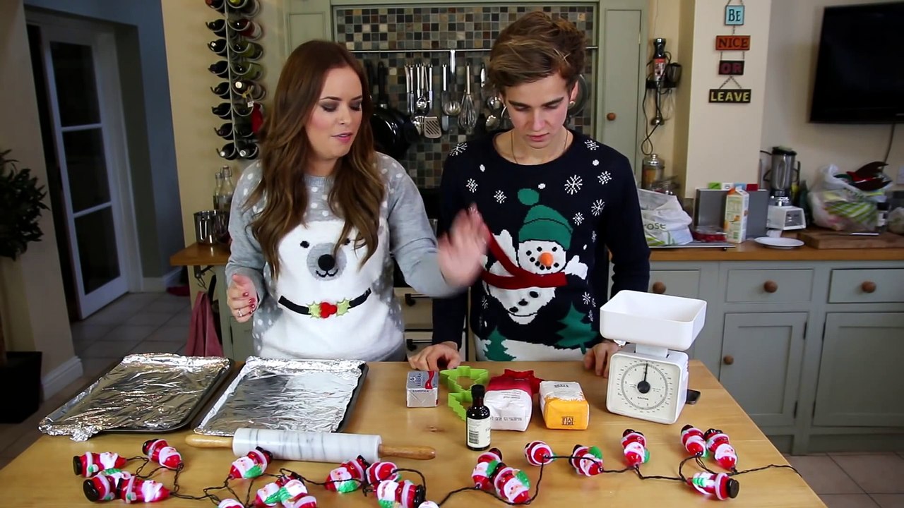 Baking Christmas Cookies With Joe!   Tanya Burr