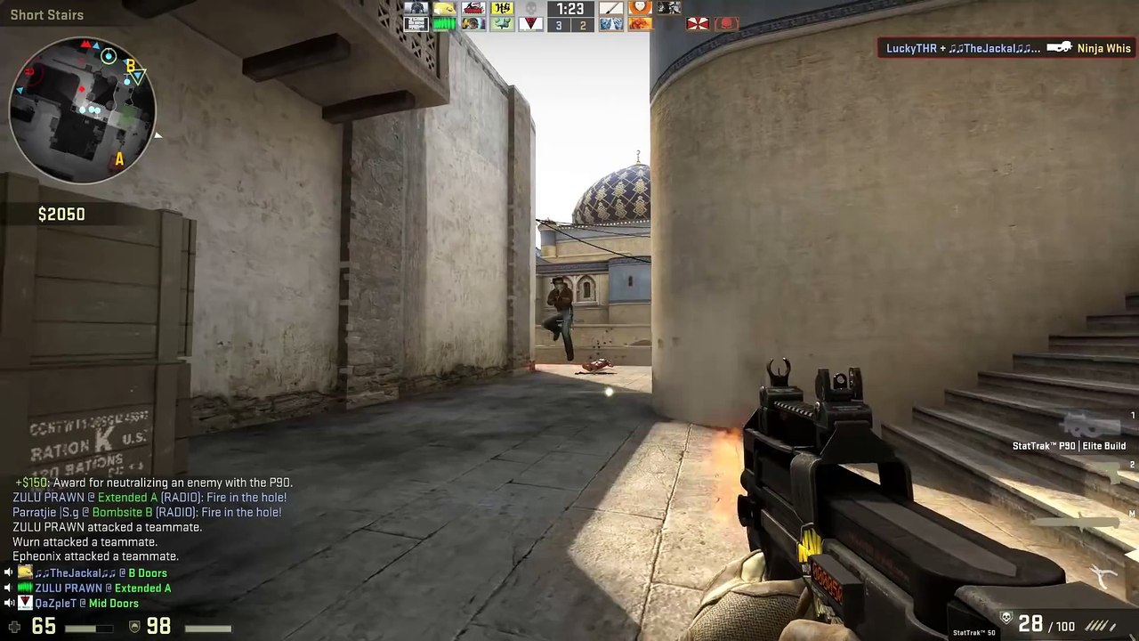 CS-GO NOOB MONTAGE - Tray Angle Music - Malicious Attack